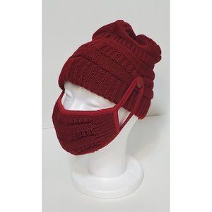 Beanies with Matching Masks/Nose Warmer